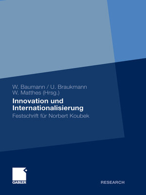 cover image of Innovation und Internationalisierung